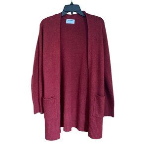 Old Navy Long line Pocket knit cardigan Red XS
